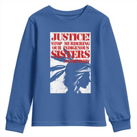 MMIW Awareness Youth Sweatshirt Justice Stop Murdering Our Indigenous Sisters