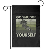 Go Smudge Yourself Garden Flag Funny Sage Bundle Smudging Feather - Wonder Print Shop