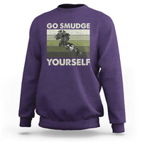 Go Smudge Yourself Sweatshirt Funny Sage Bundle Smudging Feather - Wonder Print Shop
