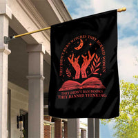 Feminist Witch Garden Flag They Didnt Burn Witches Women Halloween Feminism - Wonder Print Shop