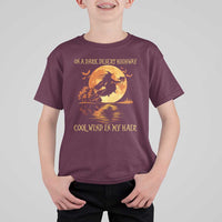 Funny Witch T Shirt For Kid On A Dark Desert Highway Cool Wind In My Hair - Wonder Print Shop