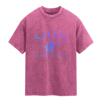1692 They Missed One Washed Cotton T-Shirt Halloween Salem Witch Trials