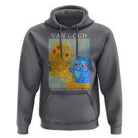 Van Gogh Kpop Fan Hoodie Blue Tiger Vintage Art Sunflower Cat