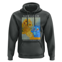 Van Gogh Kpop Fan Hoodie Blue Tiger Vintage Art Sunflower Cat