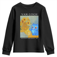 Van Gogh Kpop Fan Youth Sweatshirt Blue Tiger Vintage Art Sunflower Cat