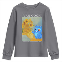 Van Gogh Kpop Fan Youth Sweatshirt Blue Tiger Vintage Art Sunflower Cat