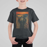 Ghost Heart Hands T Shirt For Kid Scary Face Horror Halloween - Wonder Print Shop