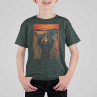 Ghost Heart Hands T Shirt For Kid Scary Face Horror Halloween - Wonder Print Shop