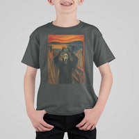 Ghost Heart Hands T Shirt For Kid Scary Face Horror Halloween - Wonder Print Shop