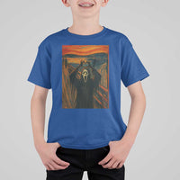 Ghost Heart Hands T Shirt For Kid Scary Face Horror Halloween - Wonder Print Shop