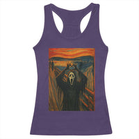 Ghost Heart Hands Racerback Tank Top Scary Face Horror Halloween - Wonder Print Shop