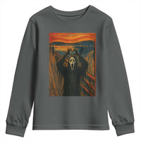 Ghost Heart Hands Youth Sweatshirt Scary Face Horror Halloween - Wonder Print Shop