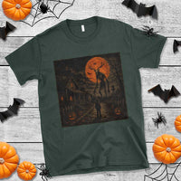 Wendigo Halloween T Shirt Vintage Deer Skull Spooky Night Graphic