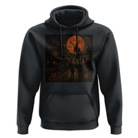 Wendigo Halloween Hoodie Vintage Deer Skull Spooky Night Graphic