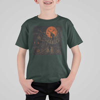 Wendigo Halloween T Shirt For Kid Vintage Deer Skull Spooky Night Graphic
