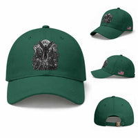 Cryptid Monsters Urban Legends Baseball Cap Vintage Dark Folklore Leave Before Dark Graphic