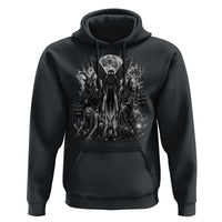 Cryptid Monsters Urban Legends Hoodie Vintage Dark Folklore Leave Before Dark Graphic