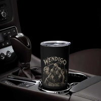 Wendigo Cryptid Monster Tumbler Cup Heavy Metal Dark Fantasy Horror Graphic