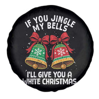 Jingle Bell Christmas Spare Tire Cover Funny Naughty White Elephant Gag Gift Exchange - Wonder Print Shop