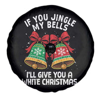 Jingle Bell Christmas Spare Tire Cover Funny Naughty White Elephant Gag Gift Exchange - Wonder Print Shop