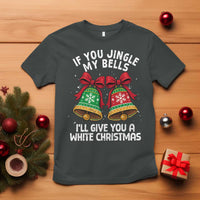 Jingle Bell Christmas T Shirt Funny Naughty White Elephant Gag Gift Exchange - Wonder Print Shop