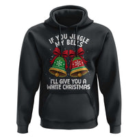 Jingle Bell Christmas Hoodie Funny Naughty White Elephant Gag Gift Exchange - Wonder Print Shop