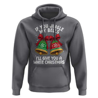 Jingle Bell Christmas Hoodie Funny Naughty White Elephant Gag Gift Exchange - Wonder Print Shop