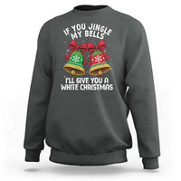 Jingle Bell Christmas Sweatshirt Funny Naughty White Elephant Gag Gift Exchange - Wonder Print Shop