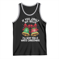 Jingle Bell Christmas Tank Top Funny Naughty White Elephant Gag Gift Exchange - Wonder Print Shop