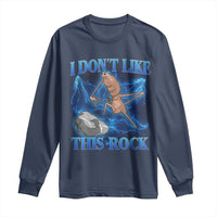 Marcus The Worm Meme Long Sleeve Shirt I Don't Like This Rock Bootleg - Wonder Print Shop