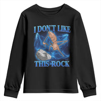 Marcus The Worm Meme Youth Sweatshirt I Don't Like This Rock Bootleg - Wonder Print Shop