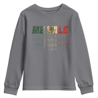 Me Vale Mexican Flag Youth Sweatshirt Sarcastic Saying Latino Spanish Slang
