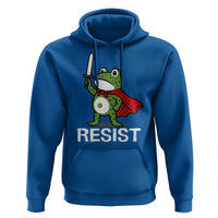 Resist Frog With Sword Hoodie No Kings Portland Protest - Wonder Print Shop