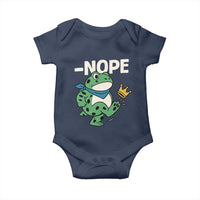 No Kings in America Portland Frog Baby Onesie Funny Political Meme - Wonder Print Shop