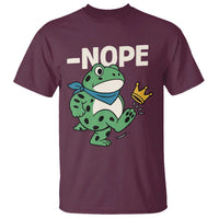 No Kings in America Portland Frog T Shirt Funny Political Meme - Wonder Print Shop