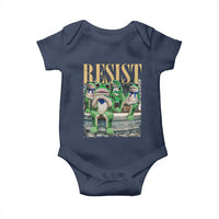 Portland Frog Resist Protest Baby Onesie 80s Frogs Deportation Resistance - Wonder Print Shop