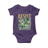 Portland Frog Resist Protest Baby Onesie 80s Frogs Deportation Resistance - Wonder Print Shop