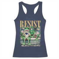Portland Frog Resist Protest Racerback Tank Top 80s Frogs Deportation Resistance - Wonder Print Shop