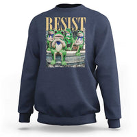 Portland Frog Resist Protest Sweatshirt 80s Frogs Deportation Resistance - Wonder Print Shop
