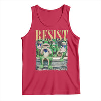 Portland Frog Resist Protest Tank Top 80s Frogs Deportation Resistance - Wonder Print Shop