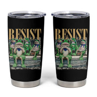 Portland Frog Resist Protest Tumbler Cup 80s Frogs Deportation Resistance - Wonder Print Shop