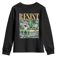 Portland Frog Resist Protest Youth Sweatshirt 80s Frogs Deportation Resistance - Wonder Print Shop