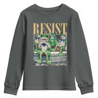 Portland Frog Resist Protest Youth Sweatshirt 80s Frogs Deportation Resistance - Wonder Print Shop