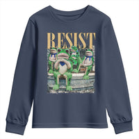 Portland Frog Resist Protest Youth Sweatshirt 80s Frogs Deportation Resistance - Wonder Print Shop