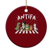 Resist Frog Protest Ceramic Ornament Antifa Inflatable Costume Portland Frog Political Satire - Wonder Print Shop