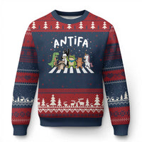 Resist Frog Protest Ugly Christmas Sweater Antifa Inflatable Costume Portland Frog Political Satire - Wonder Print Shop