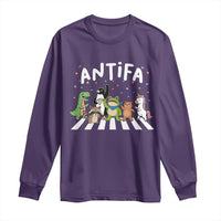 Resist Frog Protest Long Sleeve Shirt Antifa Inflatable Costume Portland Frog Political Satire - Wonder Print Shop