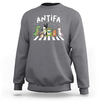Resist Frog Protest Sweatshirt Antifa Inflatable Costume Portland Frog Political Satire - Wonder Print Shop