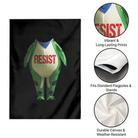 Portland Frog Garden Flag Funny Political Costume Protest Resist - Wonder Print Shop