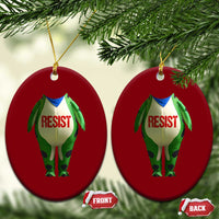 Portland Frog Ceramic Ornament Funny Political Costume Protest Resist - Wonder Print Shop